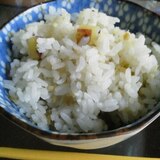 簡単！秋の味覚！さつまいも生姜ごはん